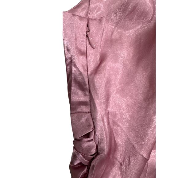 Bisou Bisou Vintage Camisole Fairy Mermaidcore -Sz 10-Satin Lace Beaded Top Y2K - Picture 5 of 5